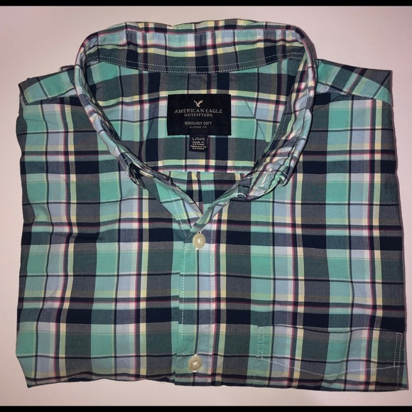 American Eagle Seriously Soft Classic fit button - Picture 4 of 8